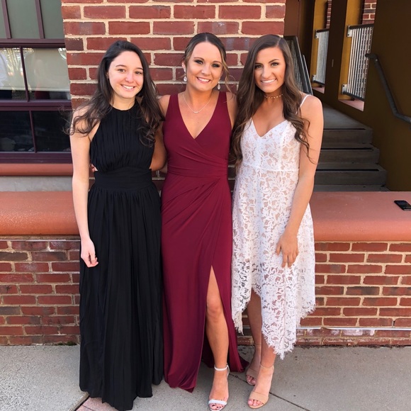 Maroon Formal Dress - Picture 2 of 2